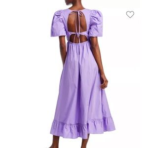 Nwt peixoto purple puff sleeve dress